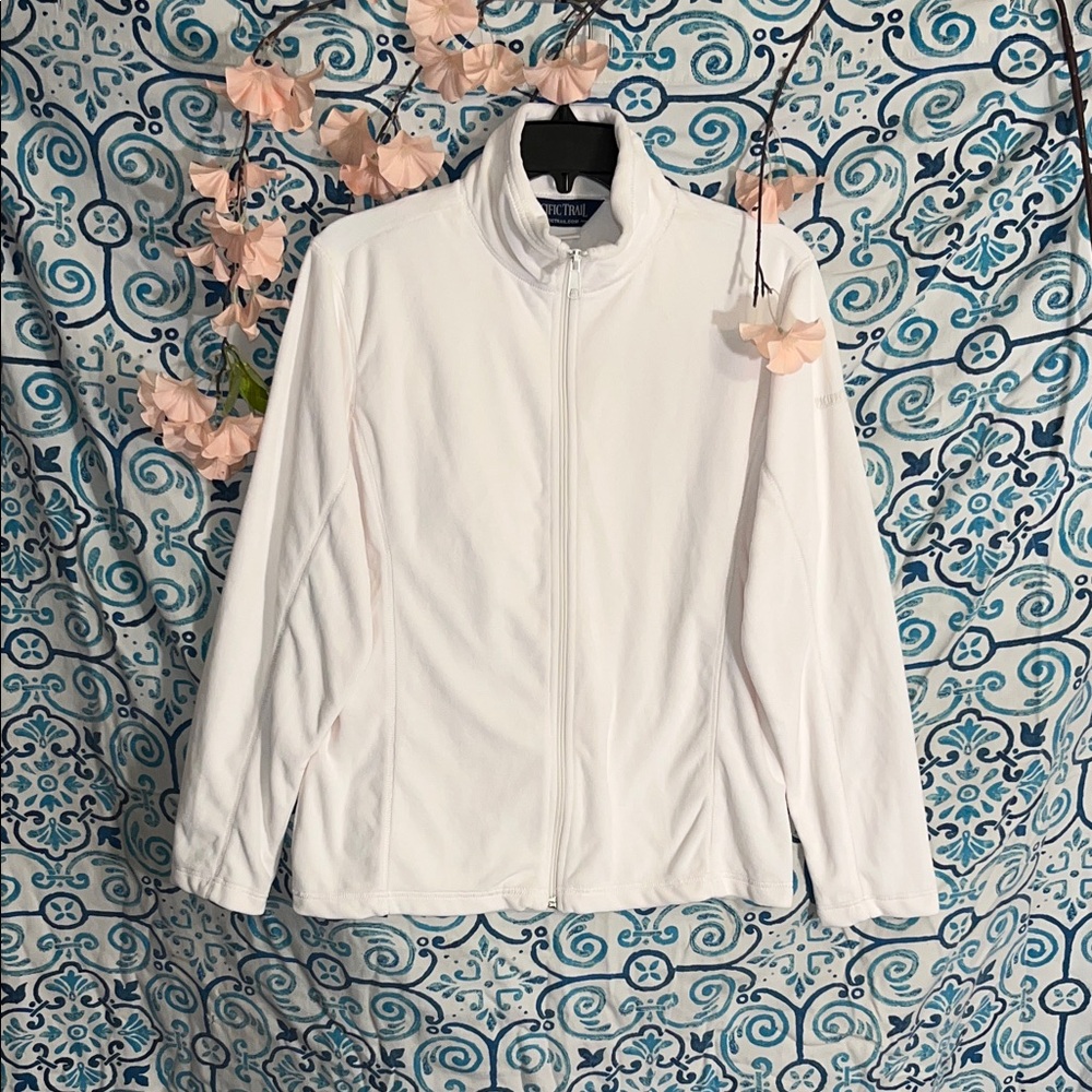 Pacific Trail White Zip-Up Jacket